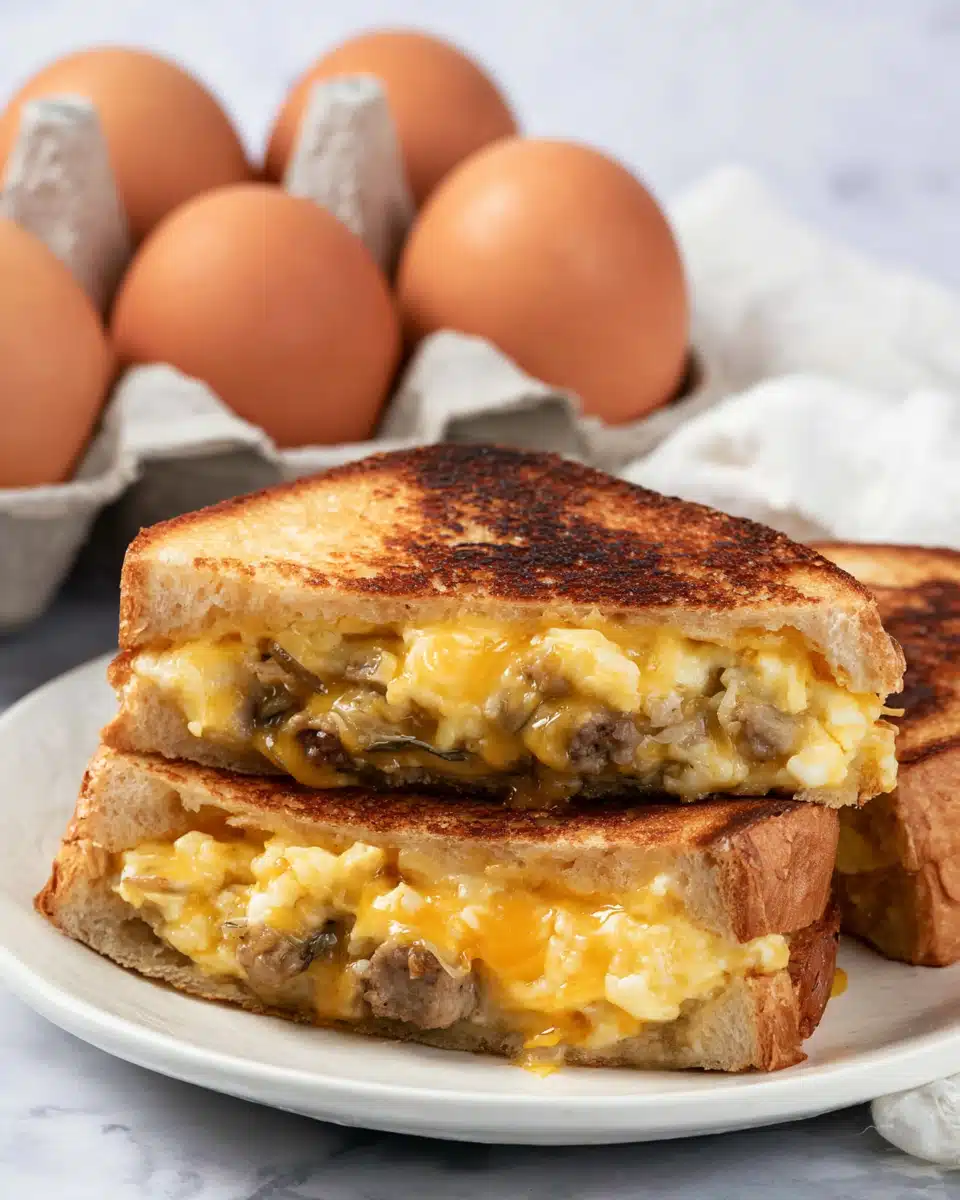 Breakfast Grilled Cheese (Easy, Cheesy & Satisfying Morning Sandwich)