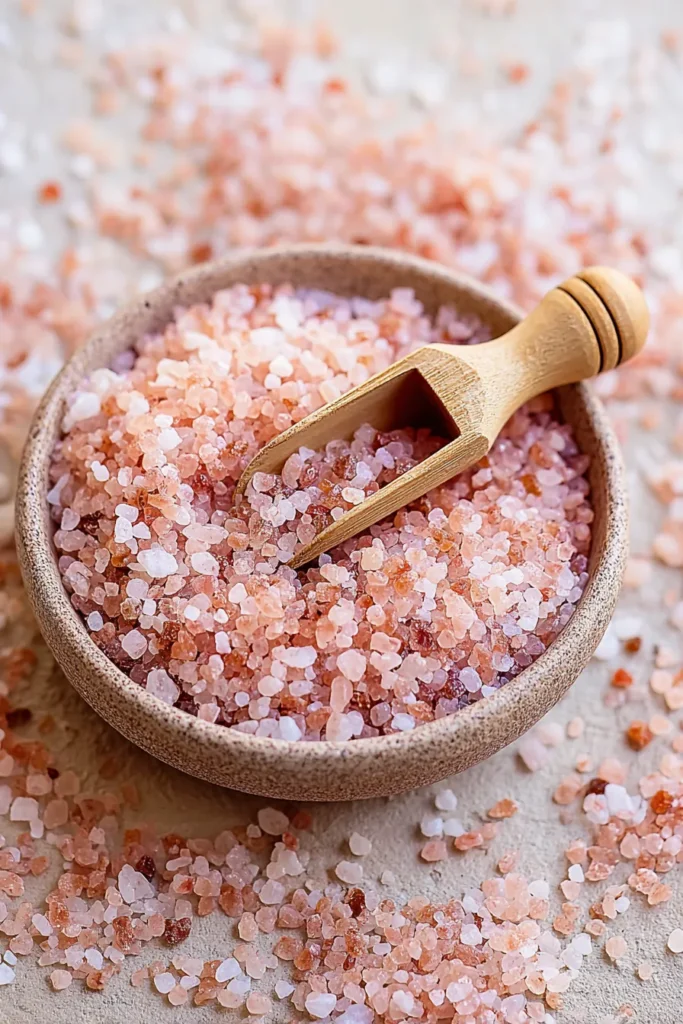 Himalayan Pink Salt Side Effects: What Happens When You Overdo It 2 himalayan pink salt side effects crystals in wooden bowl