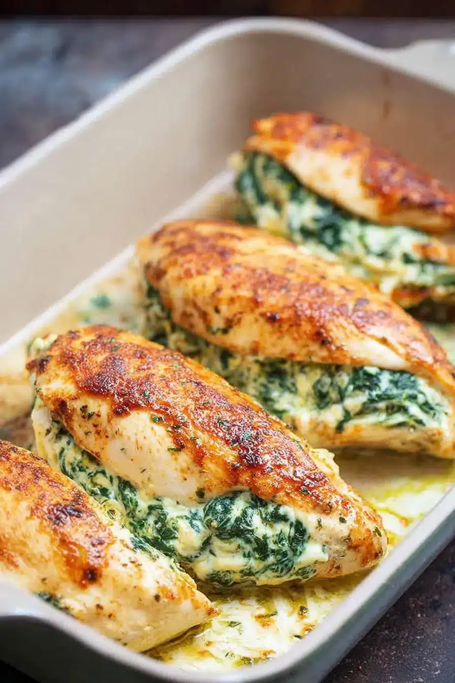 Spinach Stuffed Chicken